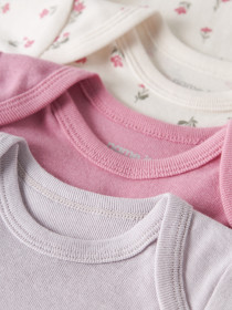 NAME IT 3-Pak Langærmet Body Flower Jet Stream